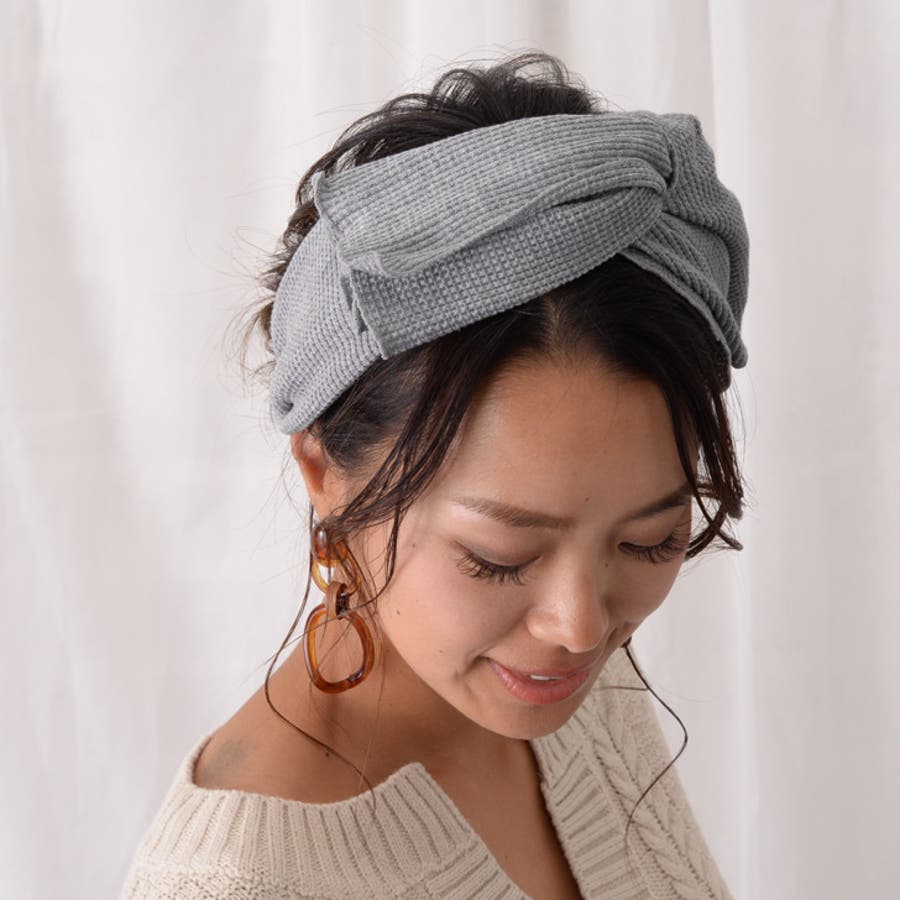 新作 生成りベース 着せ替えヘアターバン 帯リボンセット ヘア