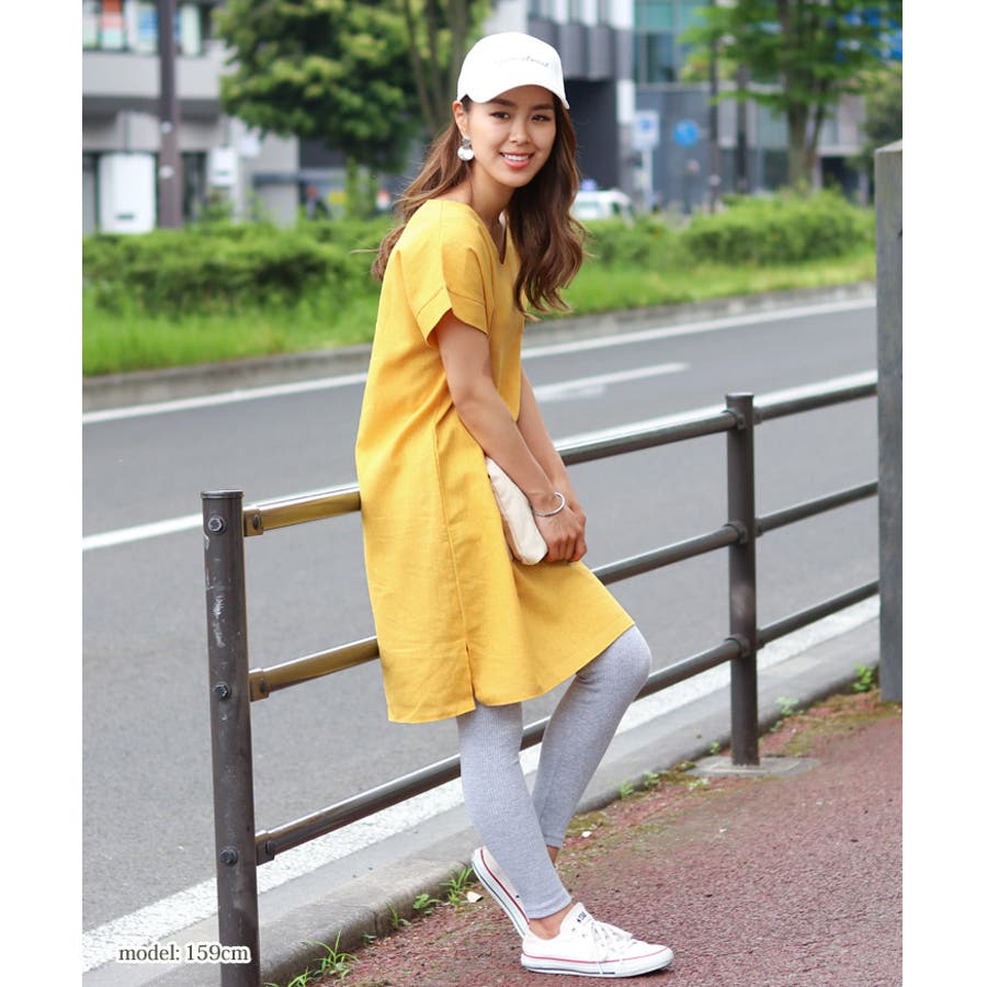 リネン混スリット入りワンピース レディース トップス 品番 Jokw Real Style リアルスタイル のレディースファッション通販 Shoplist ショップリスト
