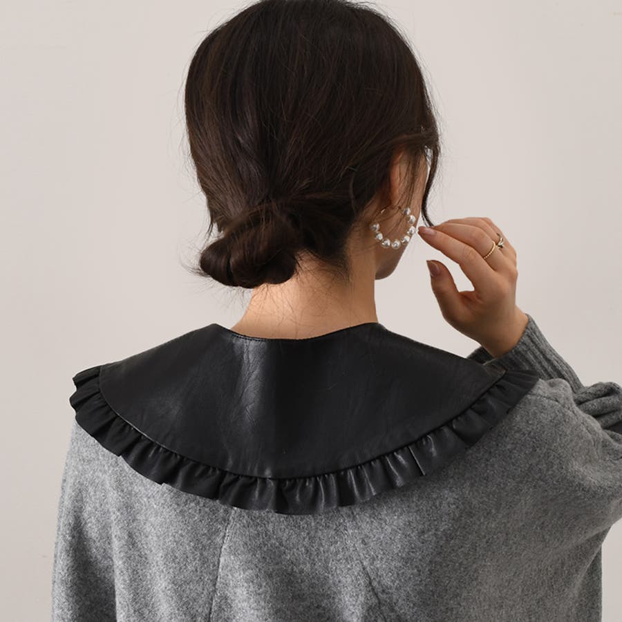 付け襟 レディース 黒[品番：JOKW0014767]｜REAL  STYLE（リアルスタイル）のレディースファッション通販｜SHOPLIST（ショップリスト）