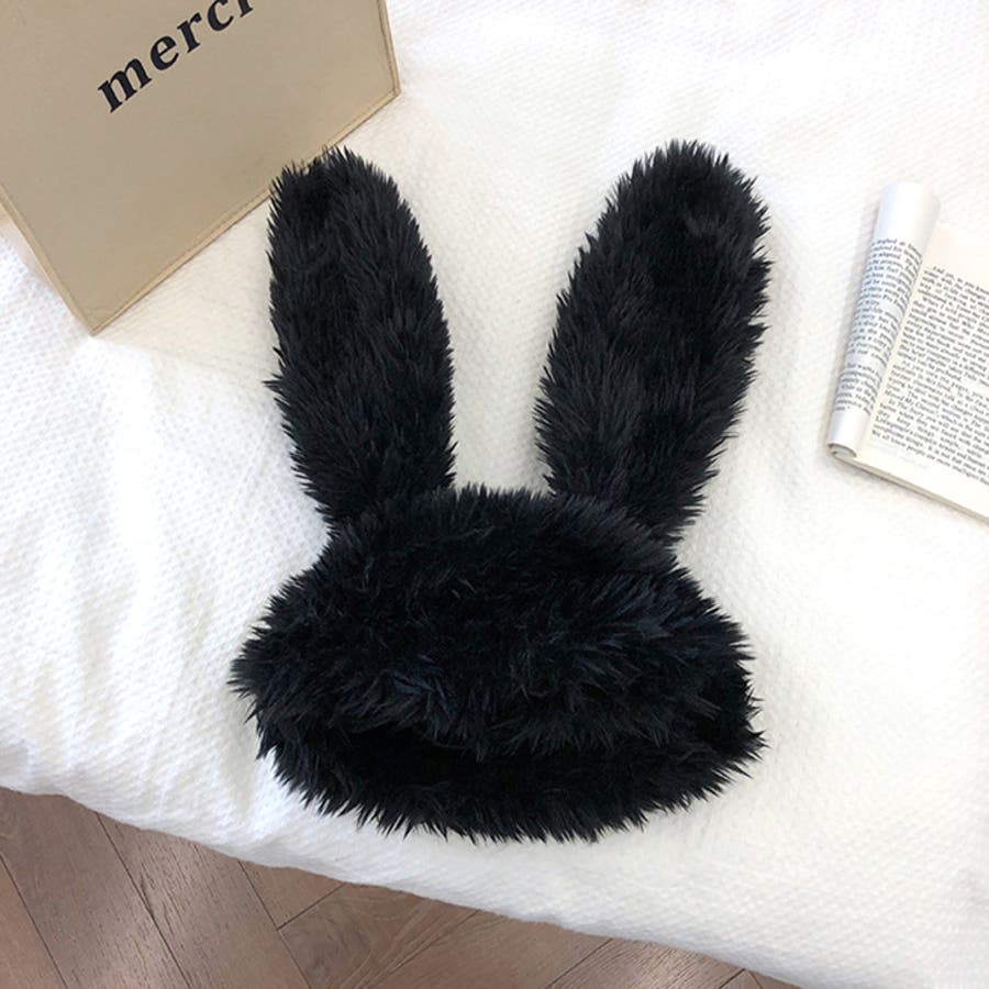 ファー帽子 エコファー うさ耳[品番：JOKW0014794]｜REAL STYLE