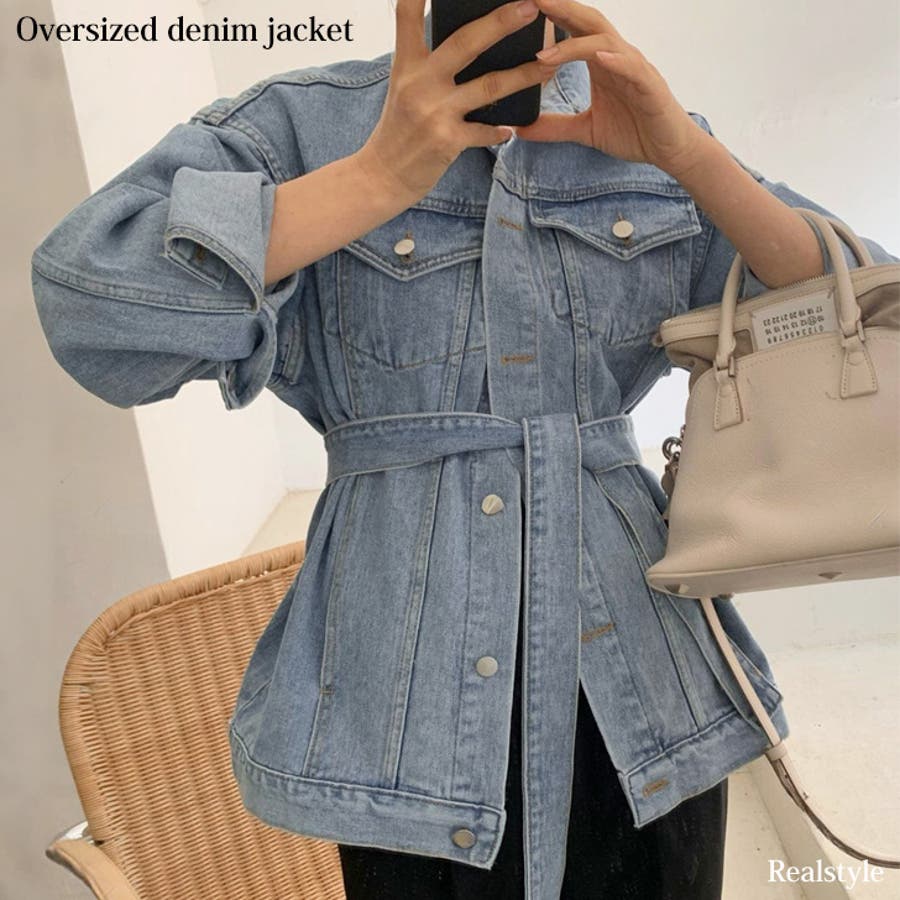 デニムジャケット レディース 長袖[品番：JOKW0015722]｜REAL