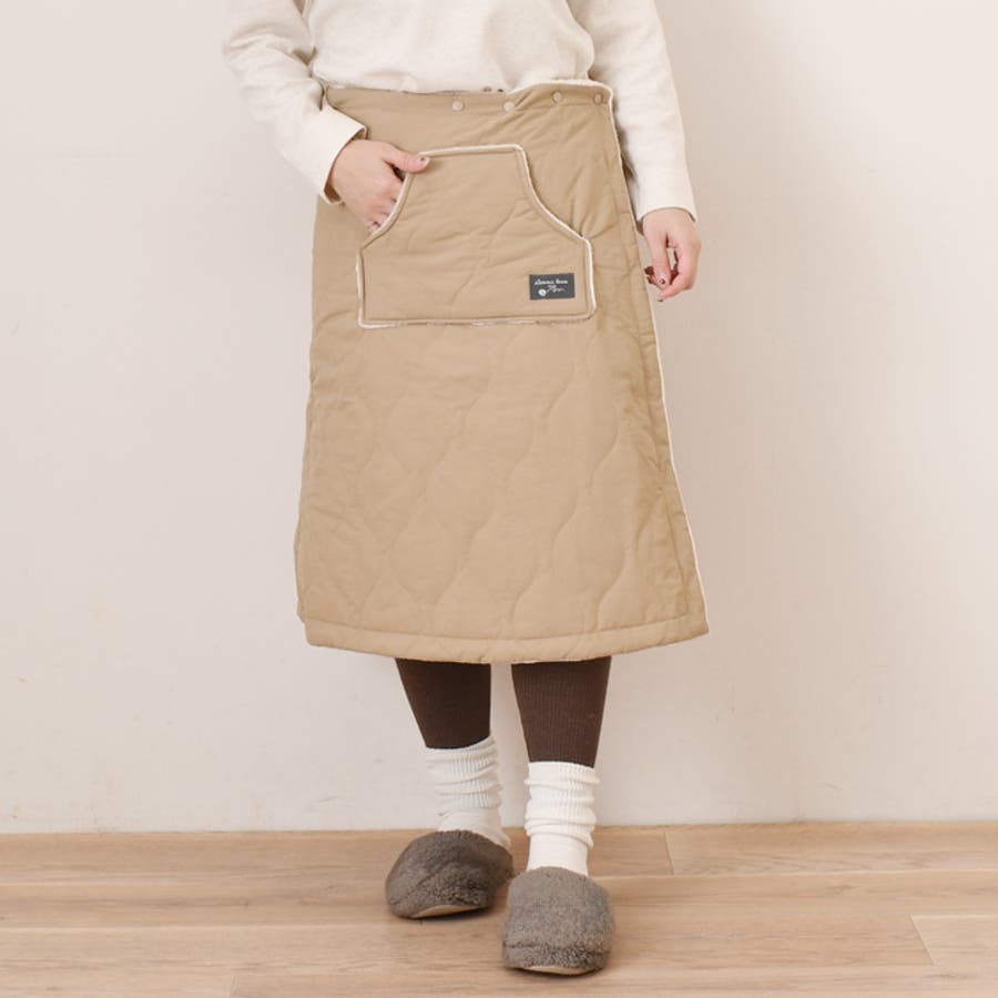 巻きスカート 防寒 レディース[品番：JOKW0016522]｜REAL STYLE