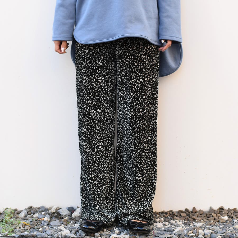 ハイウエストレオパード柄リブベロアパンツ レディース ボトムス 品番 Jokw Real Style リアルスタイル のレディース ファッション通販 Shoplist ショップリスト