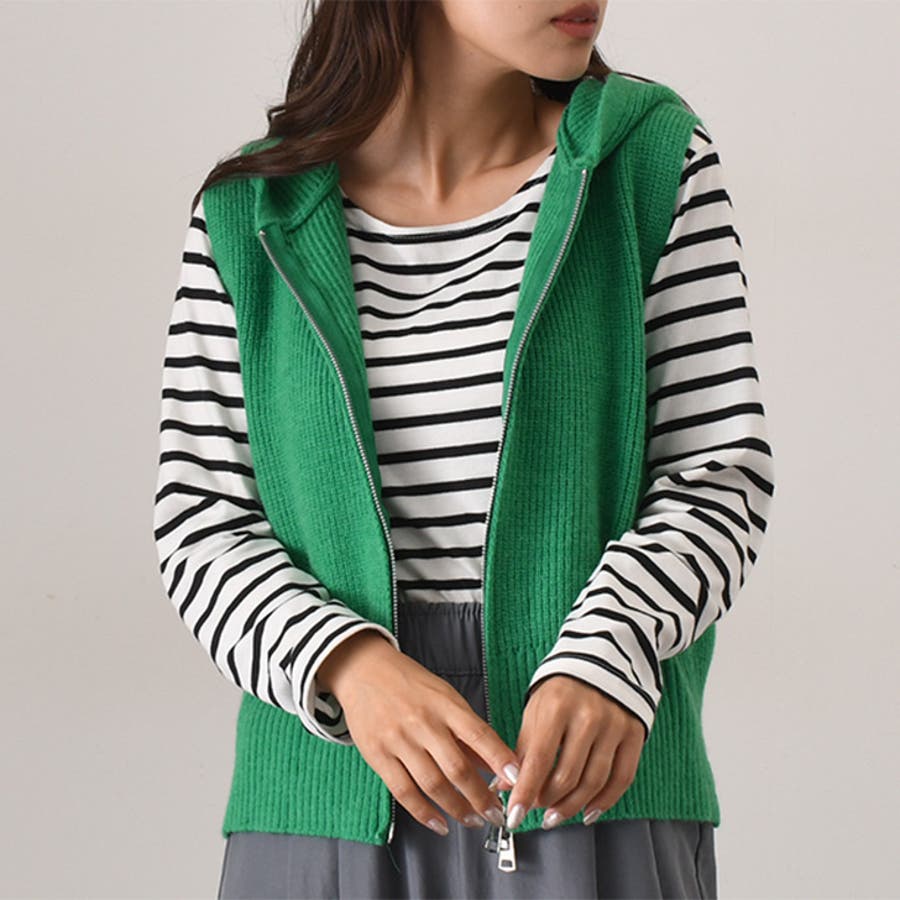 【おしゃれ】 ニット ベスト STYLE レディース[品番：JOKW0014597]｜REAL トップス