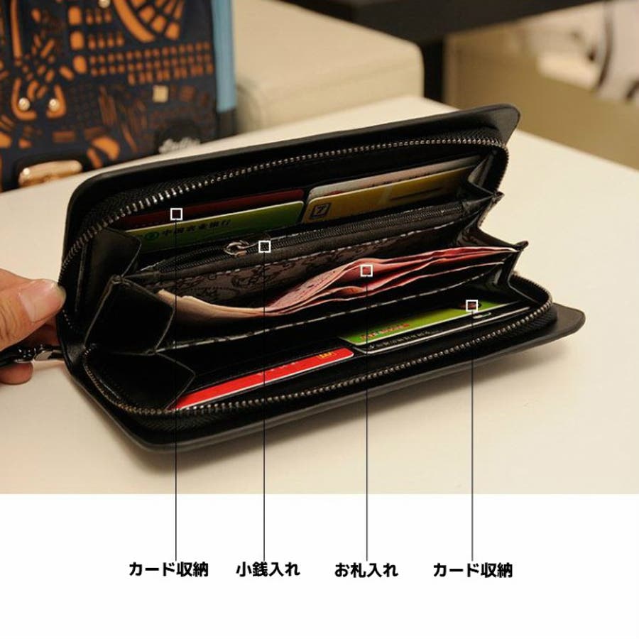 ドクロ型 財布 長財布[品番：OVFE0000191]｜ファッション雑貨オーバー