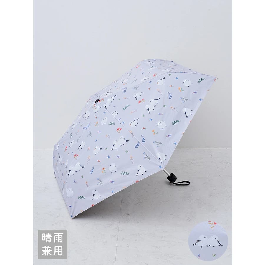 晴雨兼用】折りたたみ傘 -花とシマエナガ-[品番：PLMW0014027]｜LUDIC