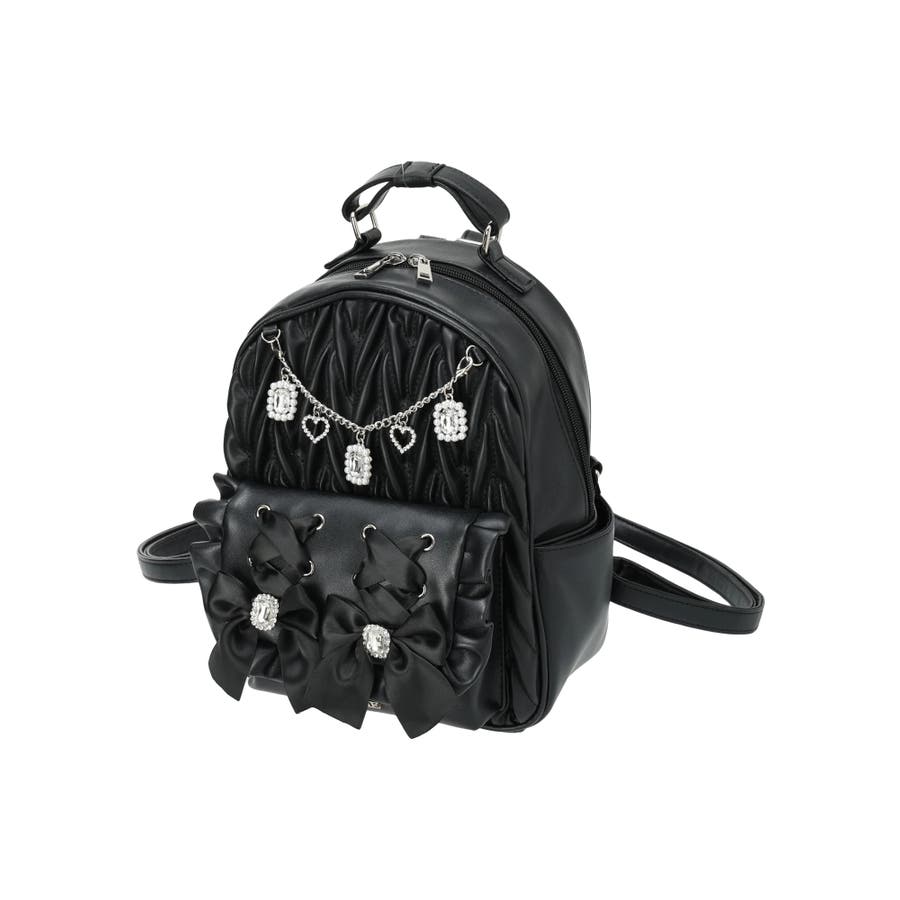 チェーン付きキルティングリュック[品番：PLMW0012795]｜NOEMIE  