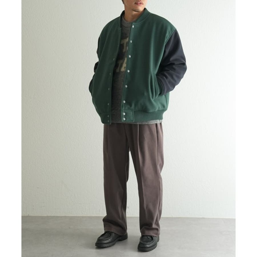 CIAOPANIC TYPY】オーバーサイズウールライクスタジャン[品番