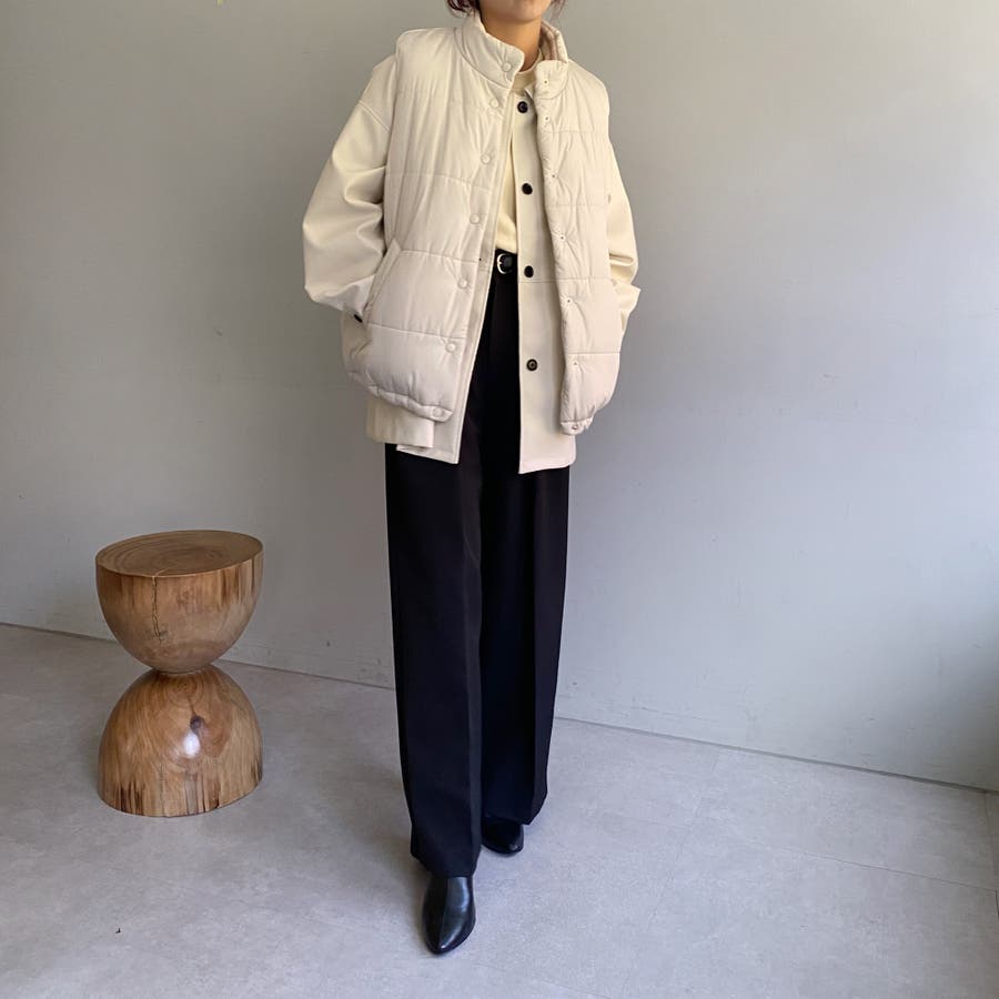 【CAPRICIEUX LE'MAGE】エコレザーJK[品番：PALW0002752]｜PAL GROUP  OUTLET（パルグループアウトレット）のレディースファッション通販｜SHOPLIST（ショップリスト）