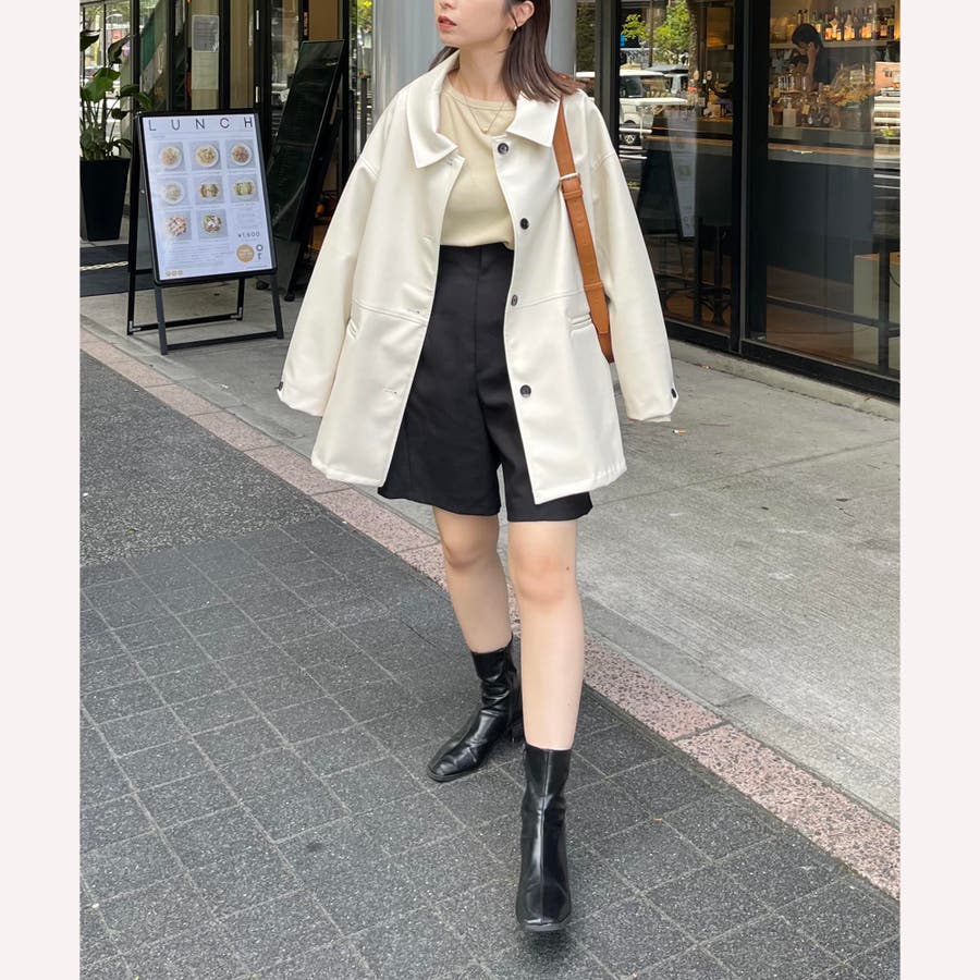 CAPRICIEUX LE'MAGE】エコレザーJK[品番：PALW0002752]｜PAL GROUP  OUTLET（パルグループアウトレット）のレディースファッション通販｜SHOPLIST（ショップリスト）