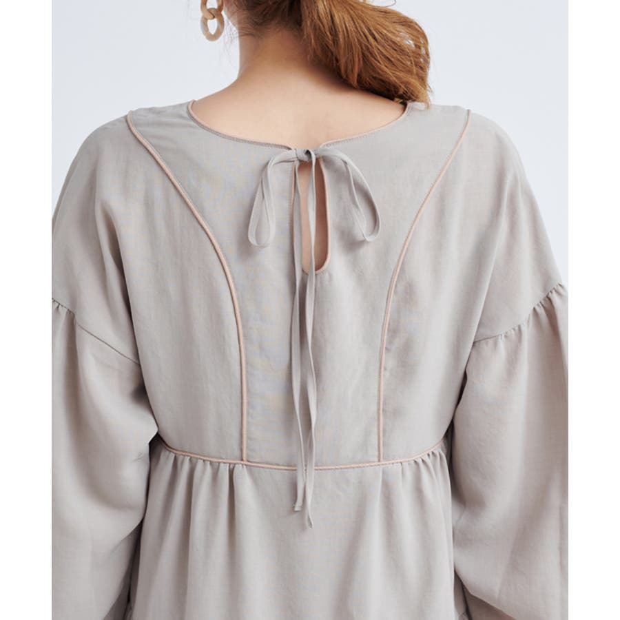 Doudou パイピングギャザーワンピース 品番 Palw Pal Group Outlet パルグループアウ のレディースファッション通販 Shoplist ショップリスト