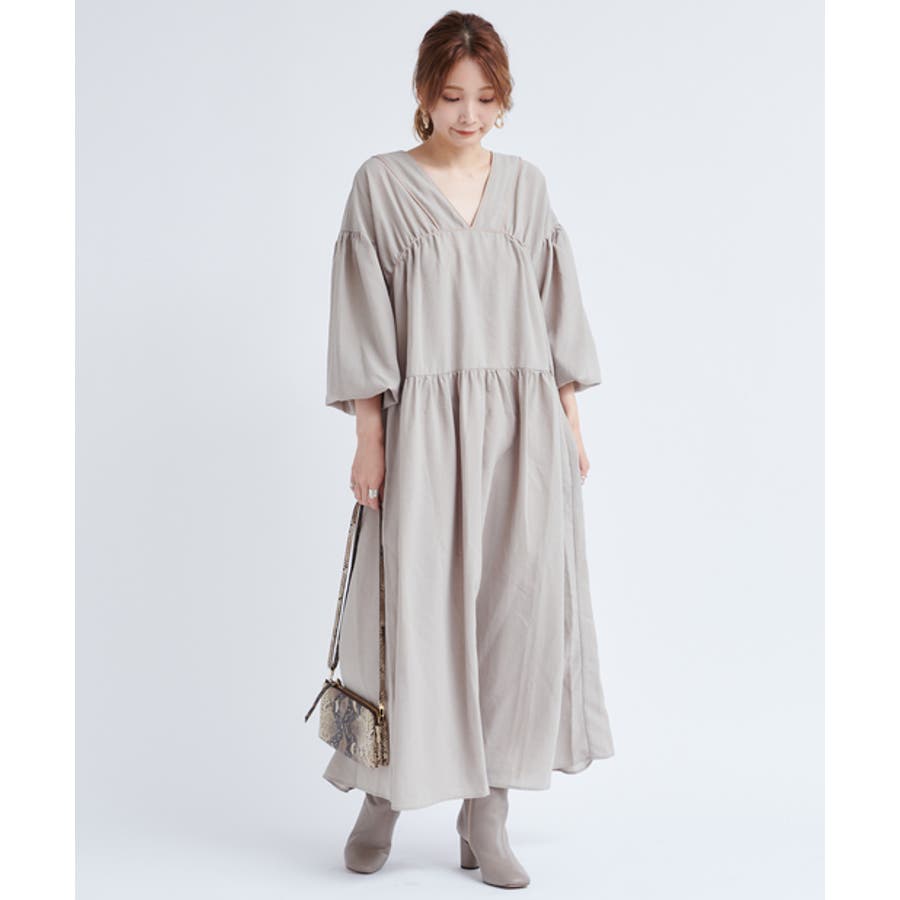 Doudou パイピングギャザーワンピース 品番 Palw Pal Group Outlet パルグループアウ のレディースファッション通販 Shoplist ショップリスト