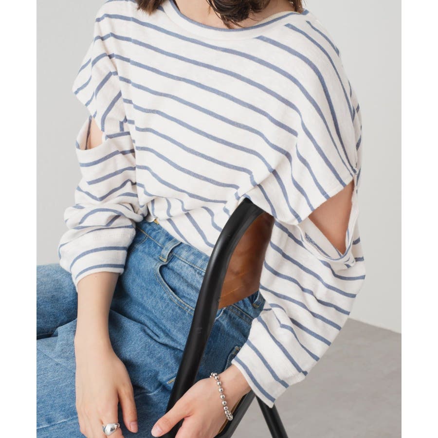 Kastane】カットアウトボーダーTee[品番：PALW0002015]｜PAL GROUP