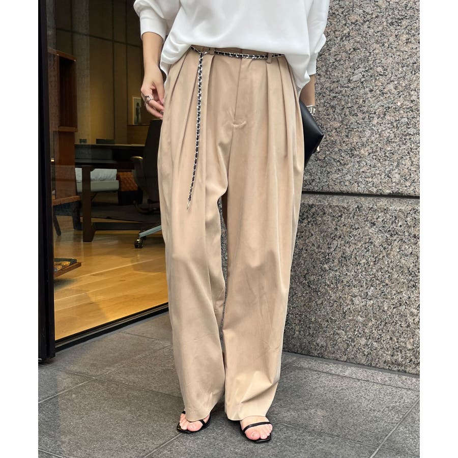 DouDou】レーヨンタックパンツ[品番：PALW0004027]｜PAL GROUP  OUTLET（パルグループアウトレット）のレディースファッション通販｜SHOPLIST（ショップリスト）