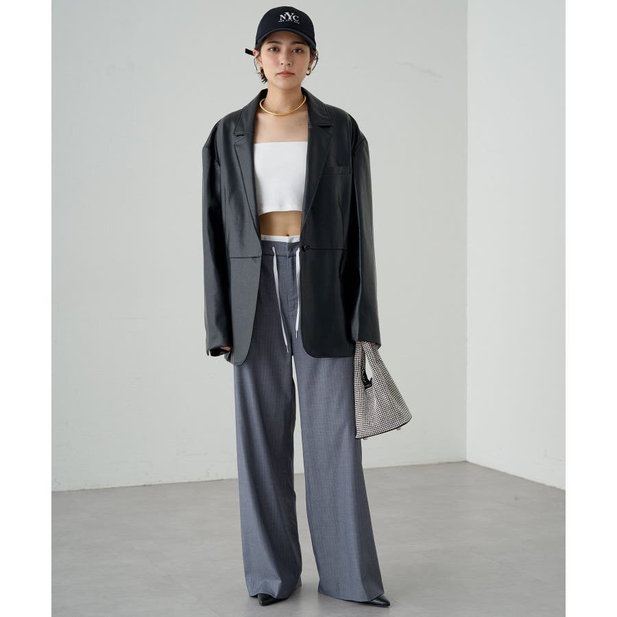 【Loungedress】ﾌｪｲｸﾚｻﾞｰJK