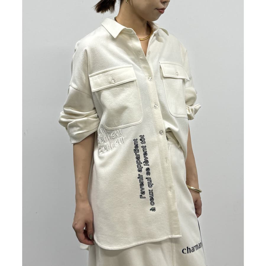 PAL GROUP OUTLET｜【Loungedress】刺繍ウールタイトスカート