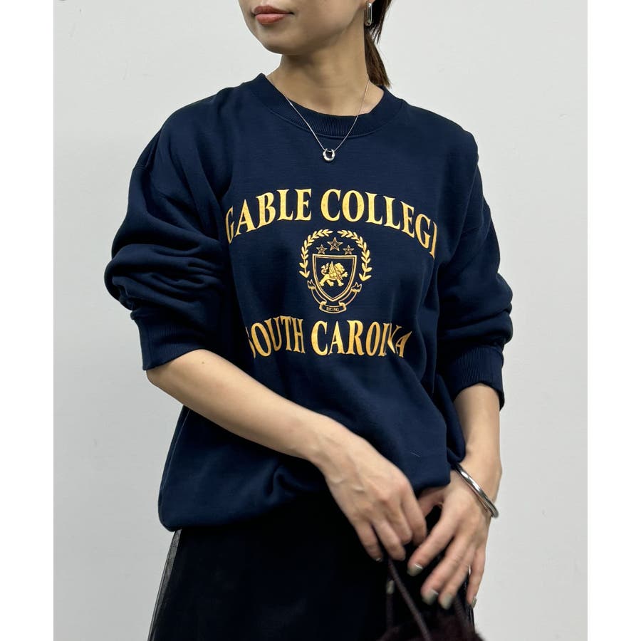 Loungedress】カレッジロゴスウェットPO[品番：PALW0004343