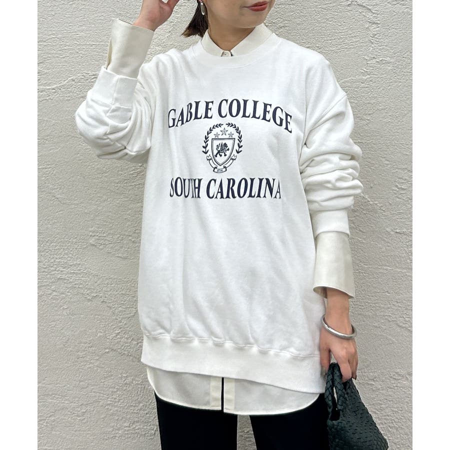 豪華で新しい Loungedress】カレッジロゴスウェットPO[品番：PALW0004343 トップス