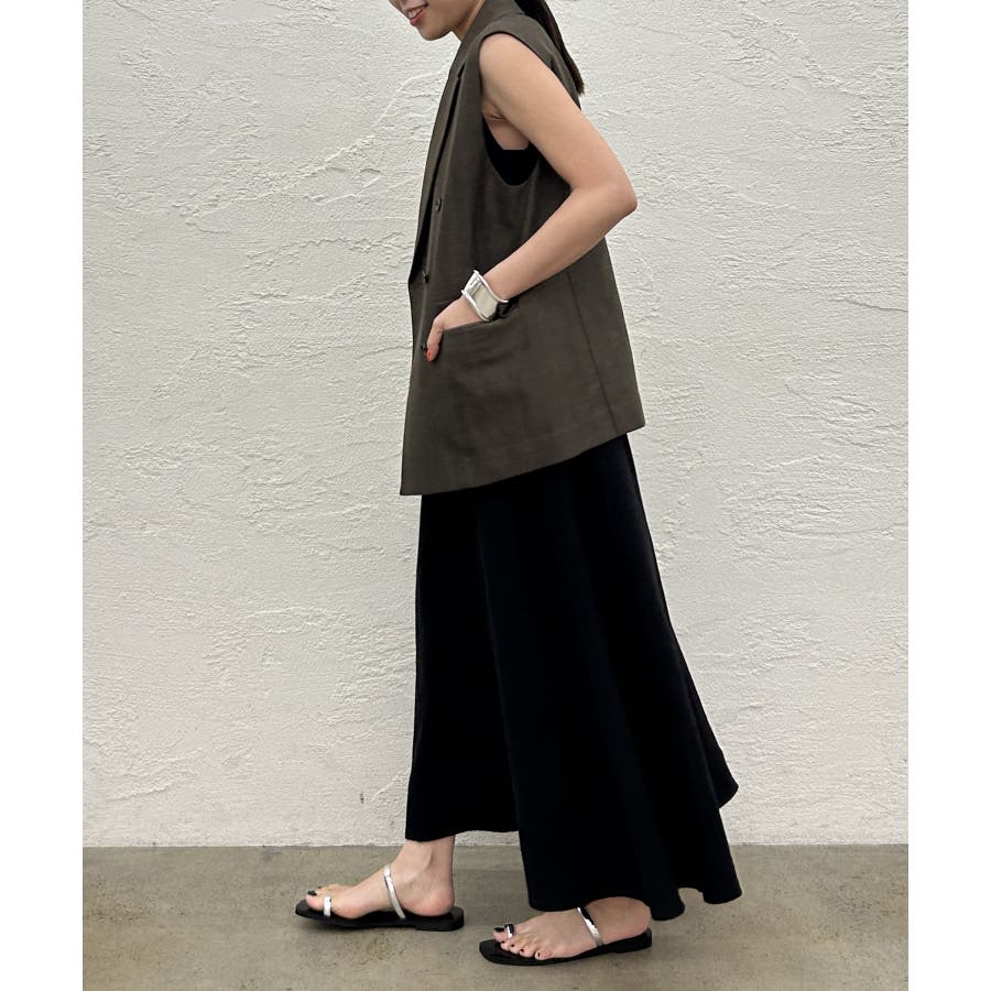 パル PAL 【Loungedress】カットフレアワンピース （black