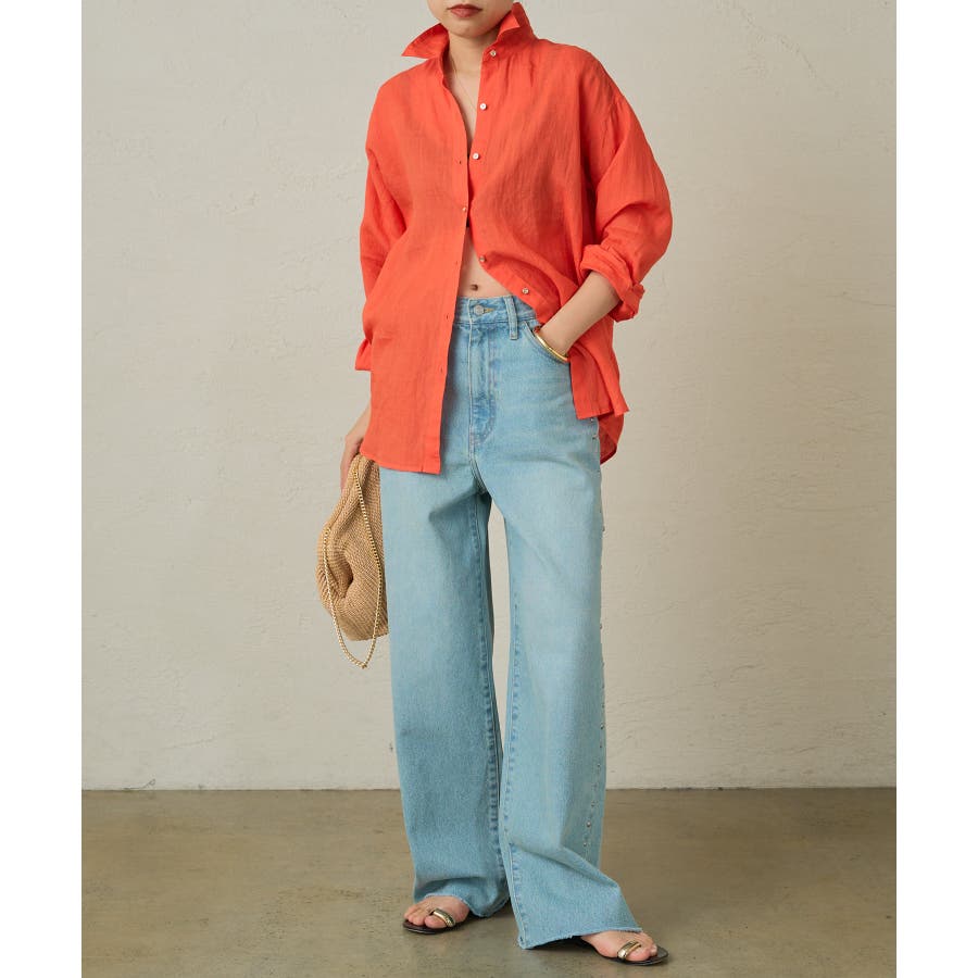他の人はこちらも検索 Loungedress】リネンバックタイSH[品番：PALW0004840]｜PAL トップス