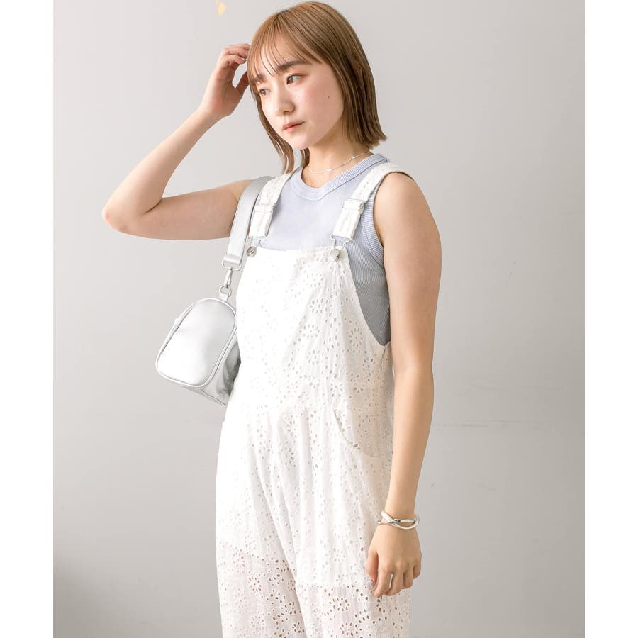 パル PAL 【mystic】レースサロペット （offwhite