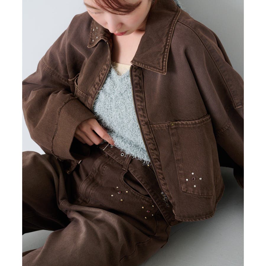 Kastane】ビジューデニムジャケット[品番：PALW0007294]｜PAL GROUP