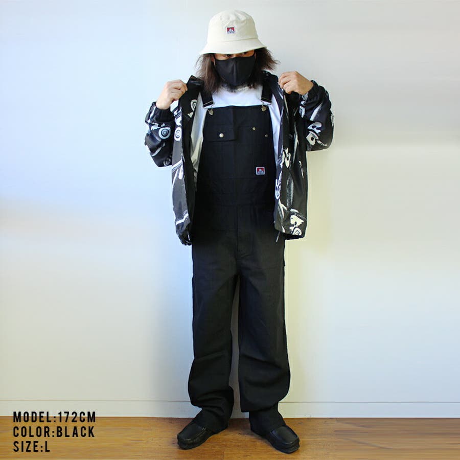 希少】BEN DAVIS ベンデイビス オーバーオール 43 エプロンポケット