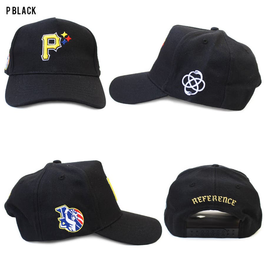 Los Angeles限定REFERENCE ブラックカモスナップバックキャップ Los Angeles限定REFERENCE ブラックカモスナップバックキャップ