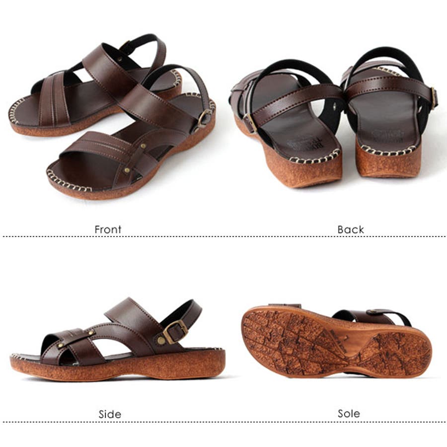 2WAYサンダル バックストラップ クロスサンダル[品番
