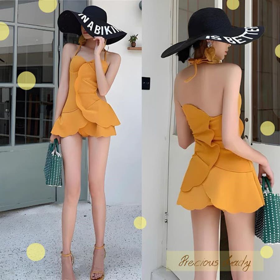 MOSCHINO 蛍光イエロー 水着 水着 レディース イエロー[品番：PSBA0000872]｜水着 & ビキニ