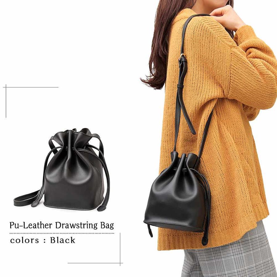 巾着バッグ ショルダーバッグ 2way[品番：PENA0023615