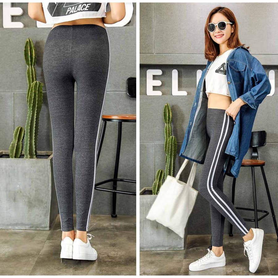 【CHIGNON 2025 】レースサイドラインパンツ　新品未使用 サイドライン パンツ レディース[品番：PENA0017071