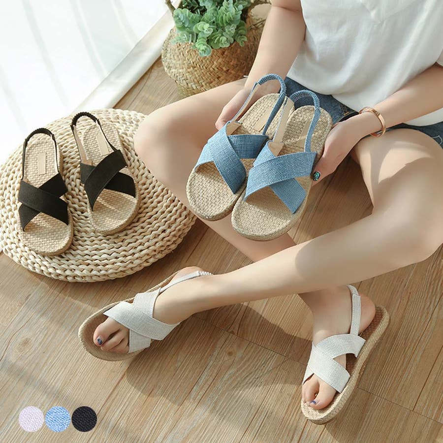 サンダル レディース ミュール[品番：PENA0021485