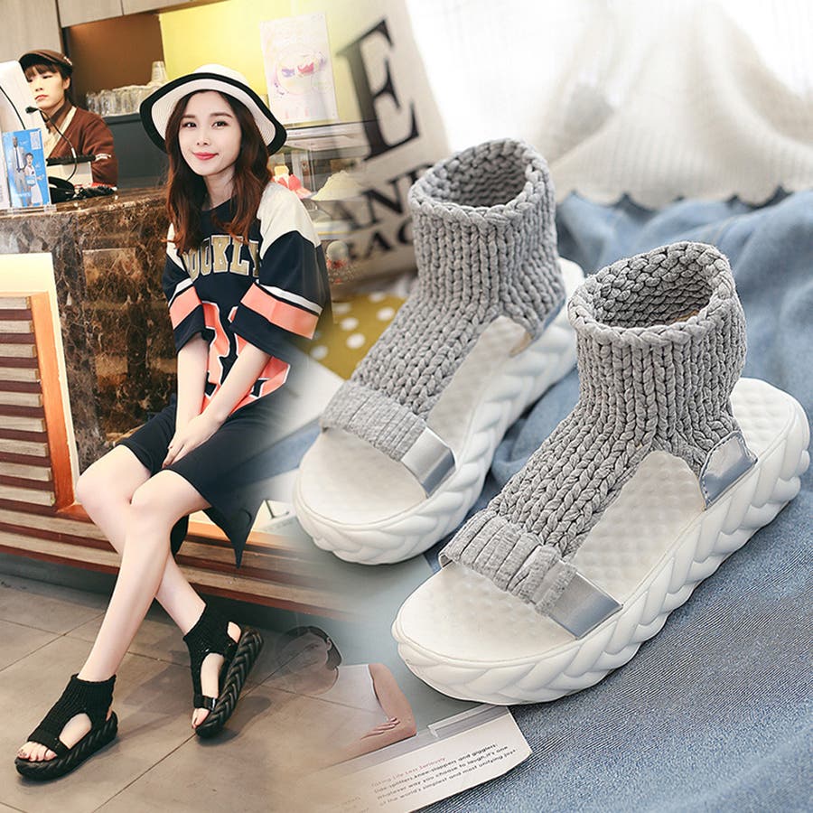 スニーカーサンダル レディース 春夏秋[品番:PENA0027826 スニーカーサンダル レディース 春夏秋[品番:PENA0027826