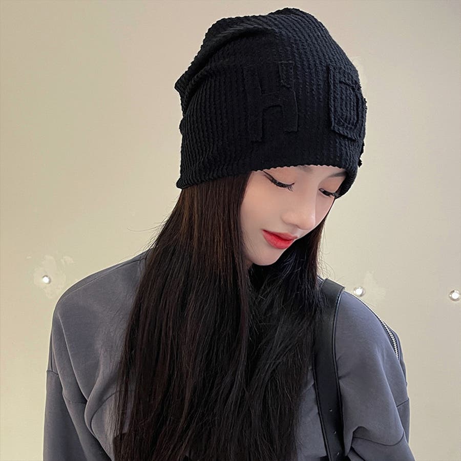 Pois E ポイゼ ポイズ エ ニット帽子 美品