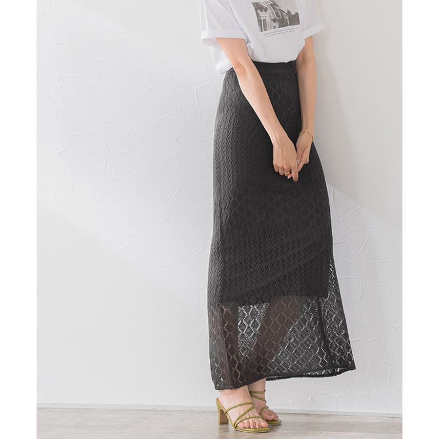クロシェスカート ロングスカート クロシェスカート クロシェ 編み 品番 Prtw Pierrot ピエロ のレディースファッション通販 Shoplist ショップリスト