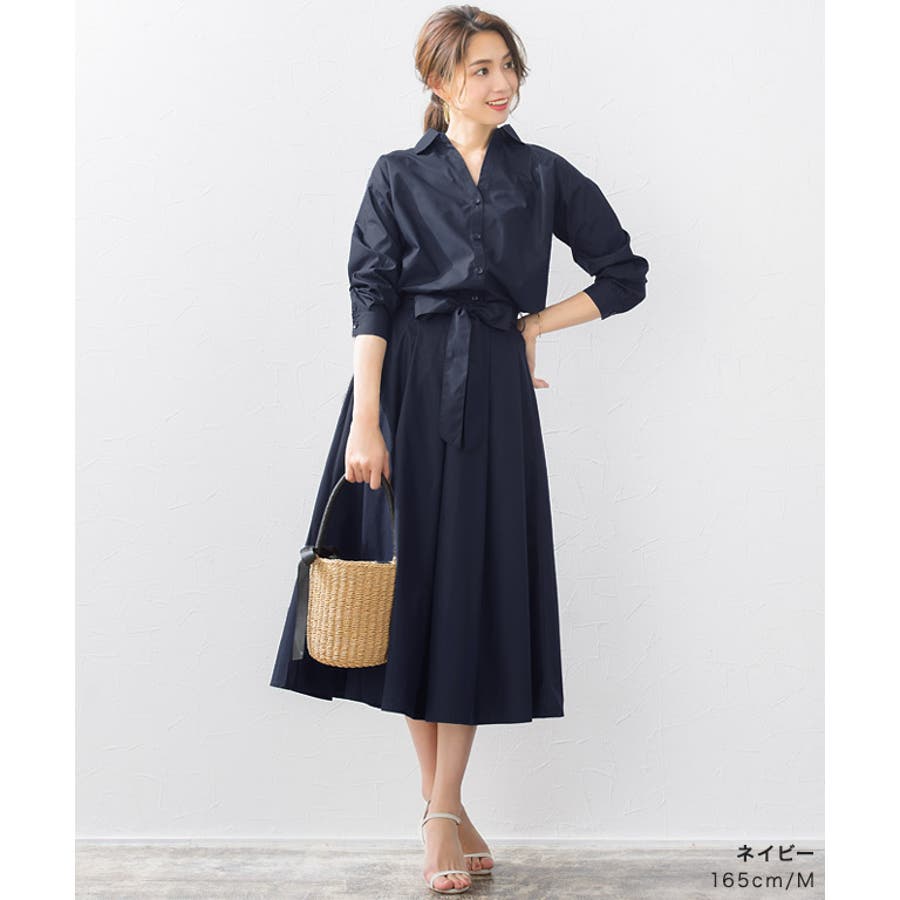 シャツ スカートセットアップ セットアップ シャツワンピース ワンピース 品番 Prtw Pierrot ピエロ のレディースファッション通販 Shoplist ショップリスト