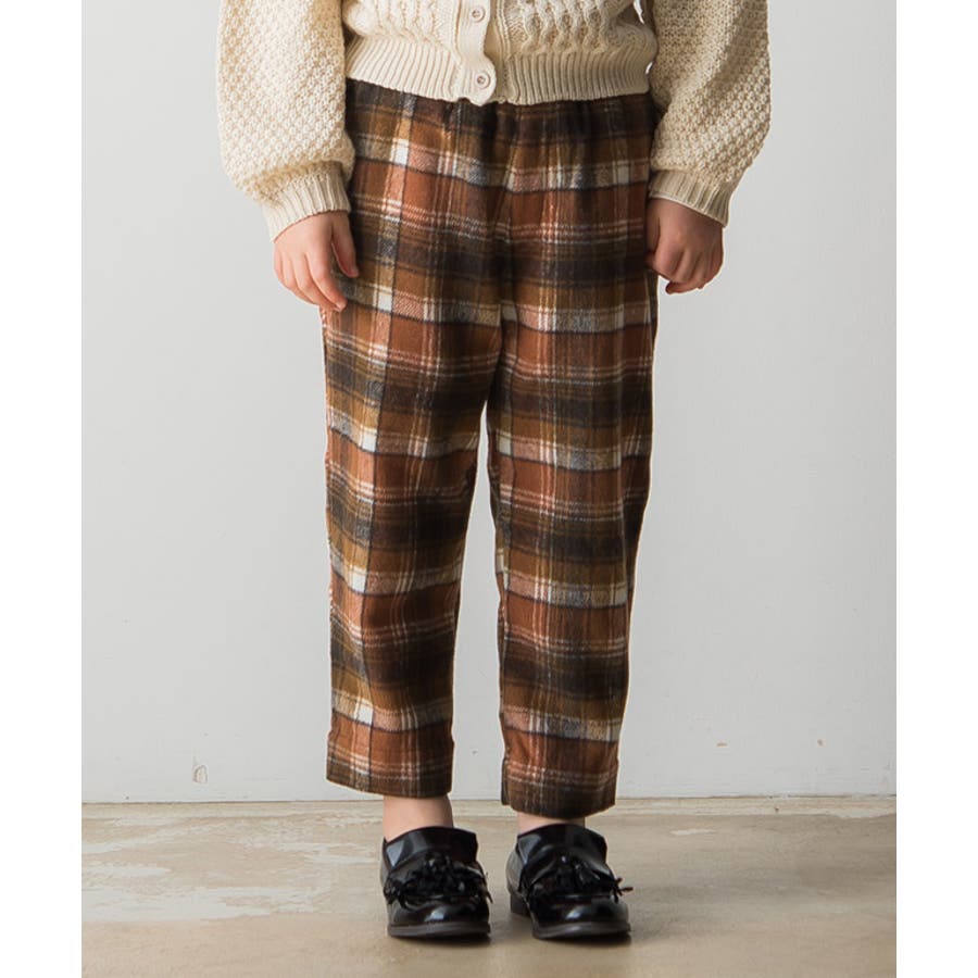 美品 プラダ チェック柄ウールクロップドパンツ 40サイズ パンツ