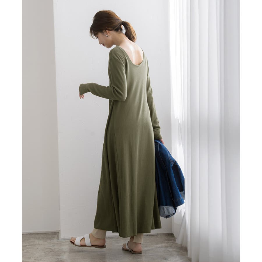 バックオープンワッフルロングワンピース ワンピース ワッフル バックオープン 品番 Prtw Pierrot ピエロ のレディースファッション通販 Shoplist ショップリスト