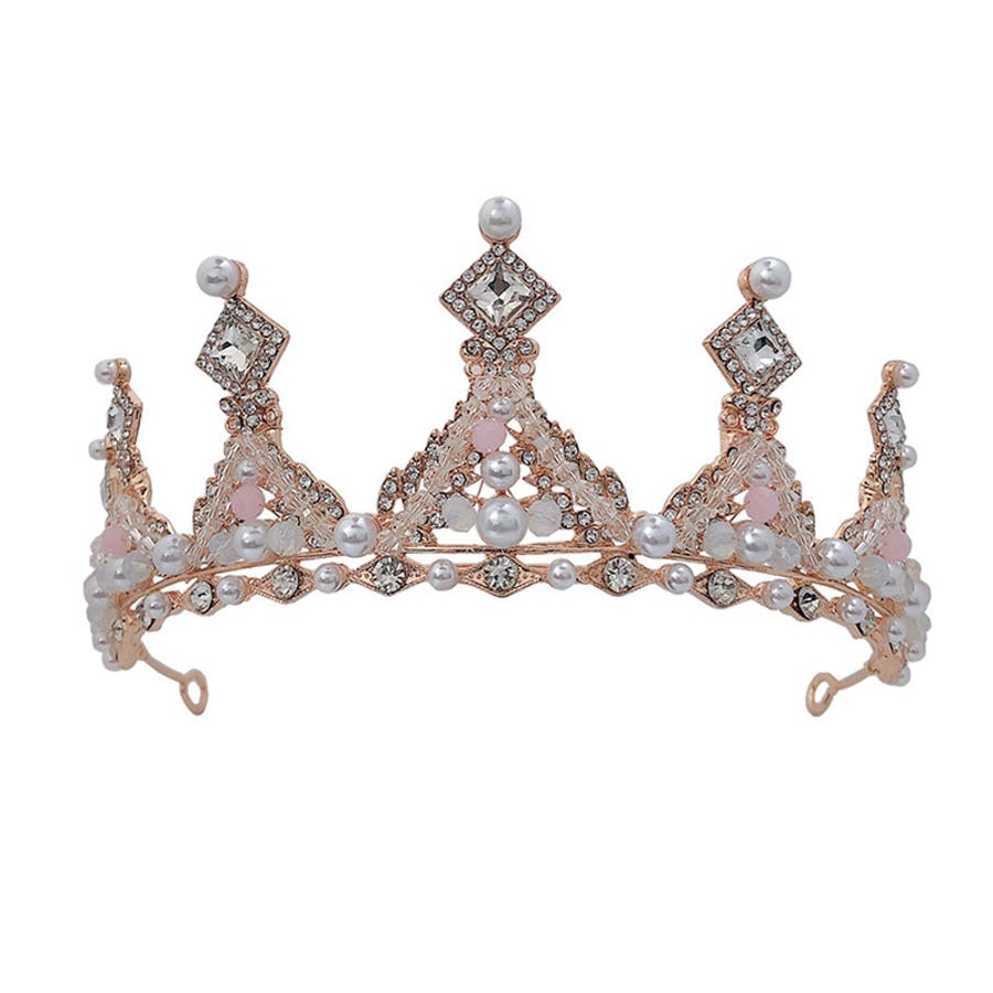 ティアラ風カチューシャ 冠 クラウンティアラ[品番：FQ000175626