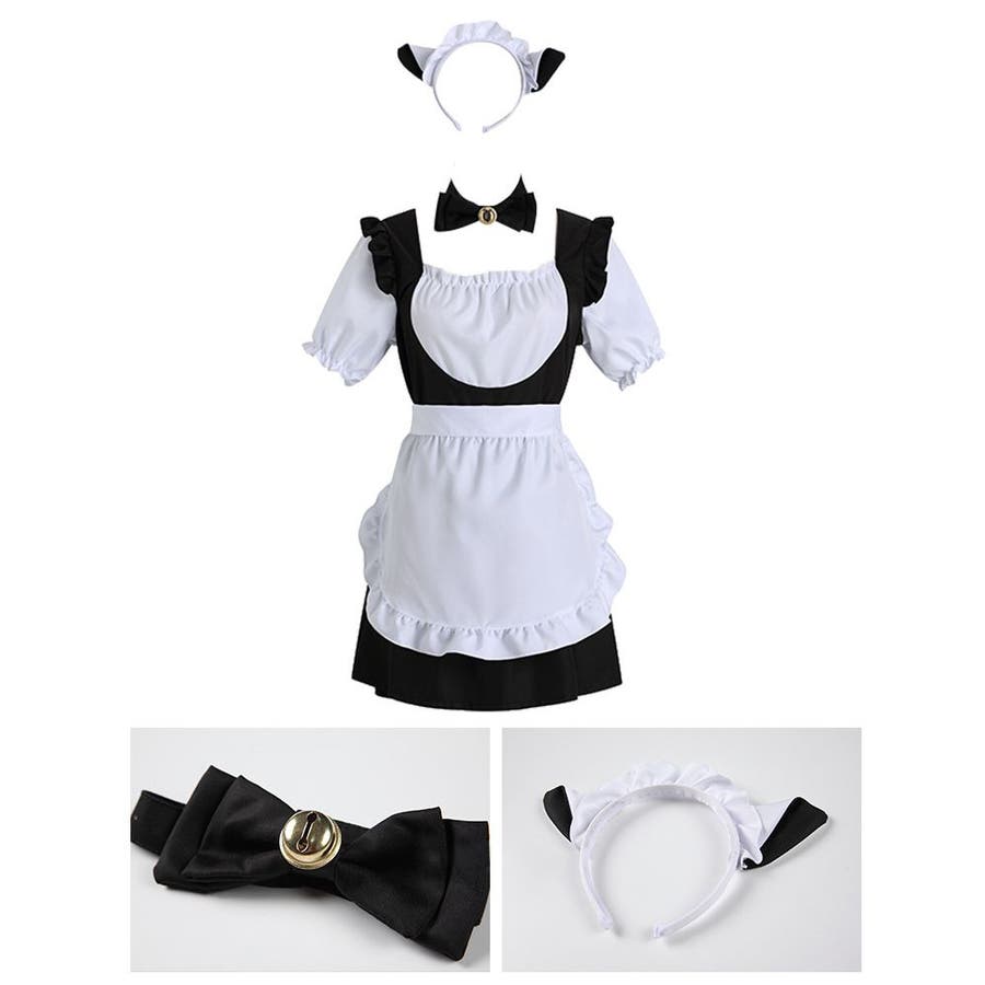 メイド服 コスチューム コスプレ[品番：FQ000163216]｜PlusNao