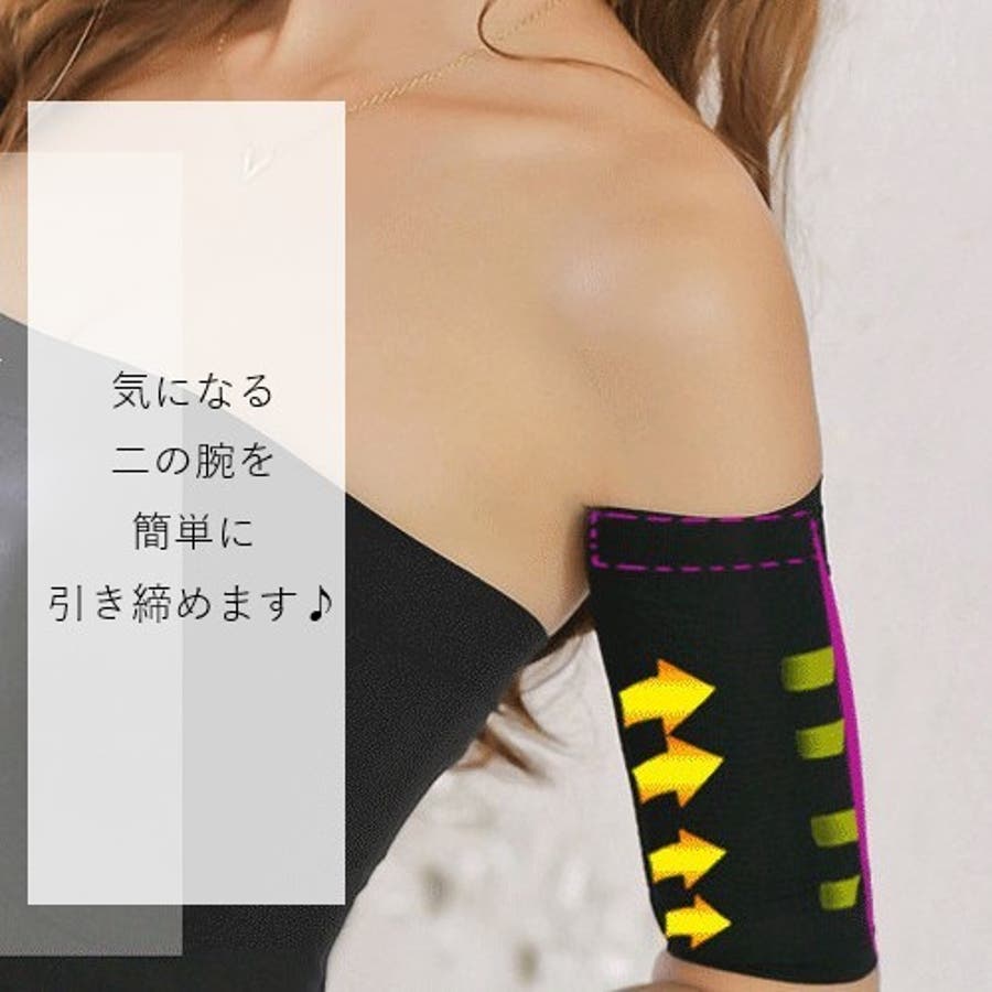 二の腕サポーター 両腕用 1ペア[品番：FQ000148578]｜PlusNao