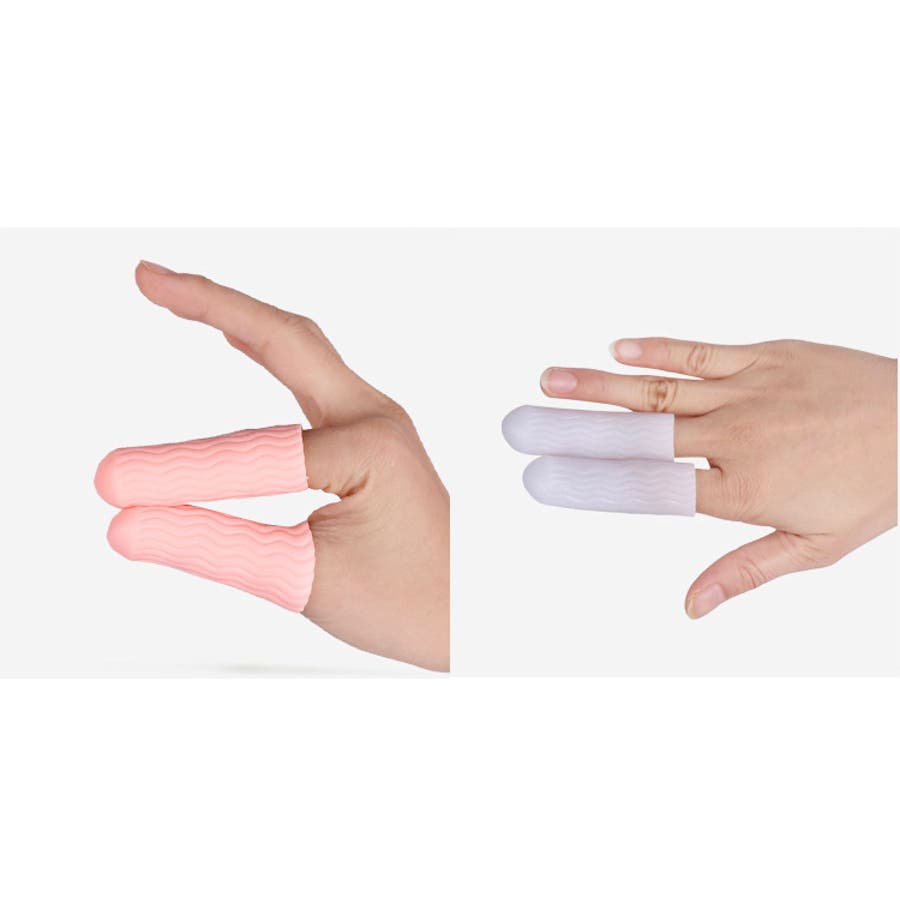 シリコン製指用サポーター 2個セット 手指 シリコンサポーター 2組(4個)セット 保護キャップ