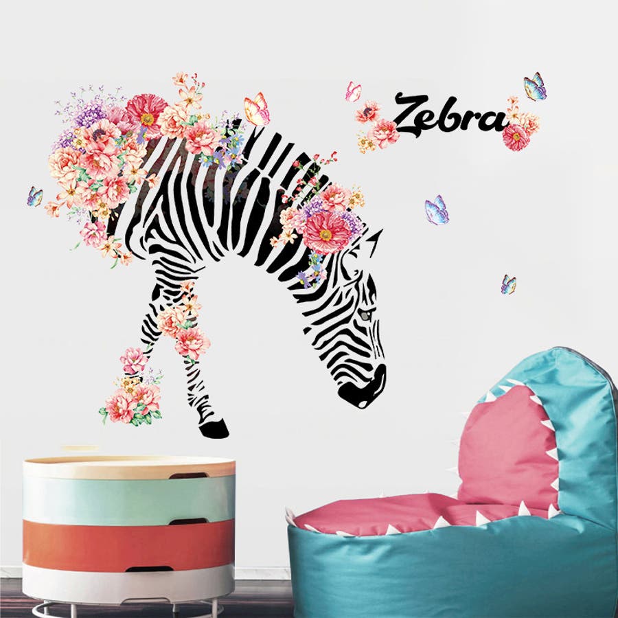 ウォールステッカー 貼ってはがせる シマウマ 品番 Fq Plusnao プラスナオ のレディースファッション通販 Shoplist ショップリスト