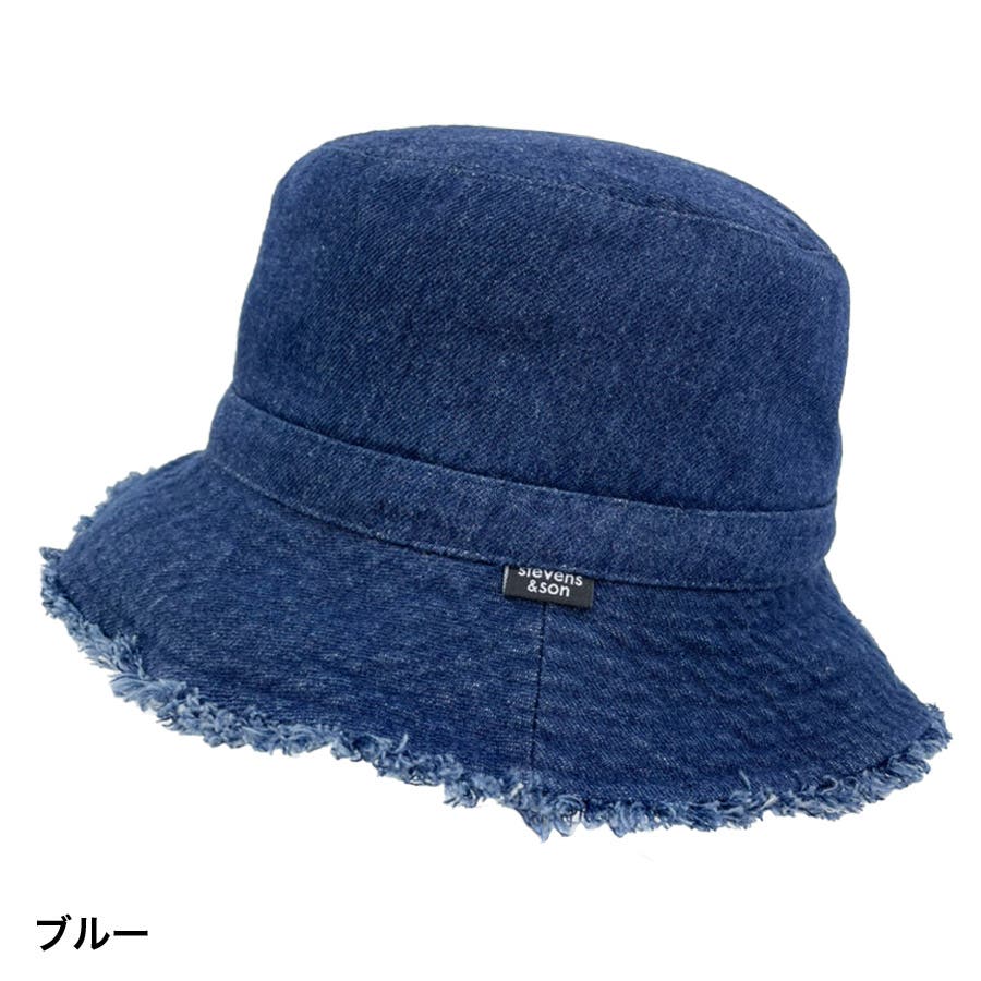 DENIM FRINGE HAT/デニムフリンジ バケットハット[品番