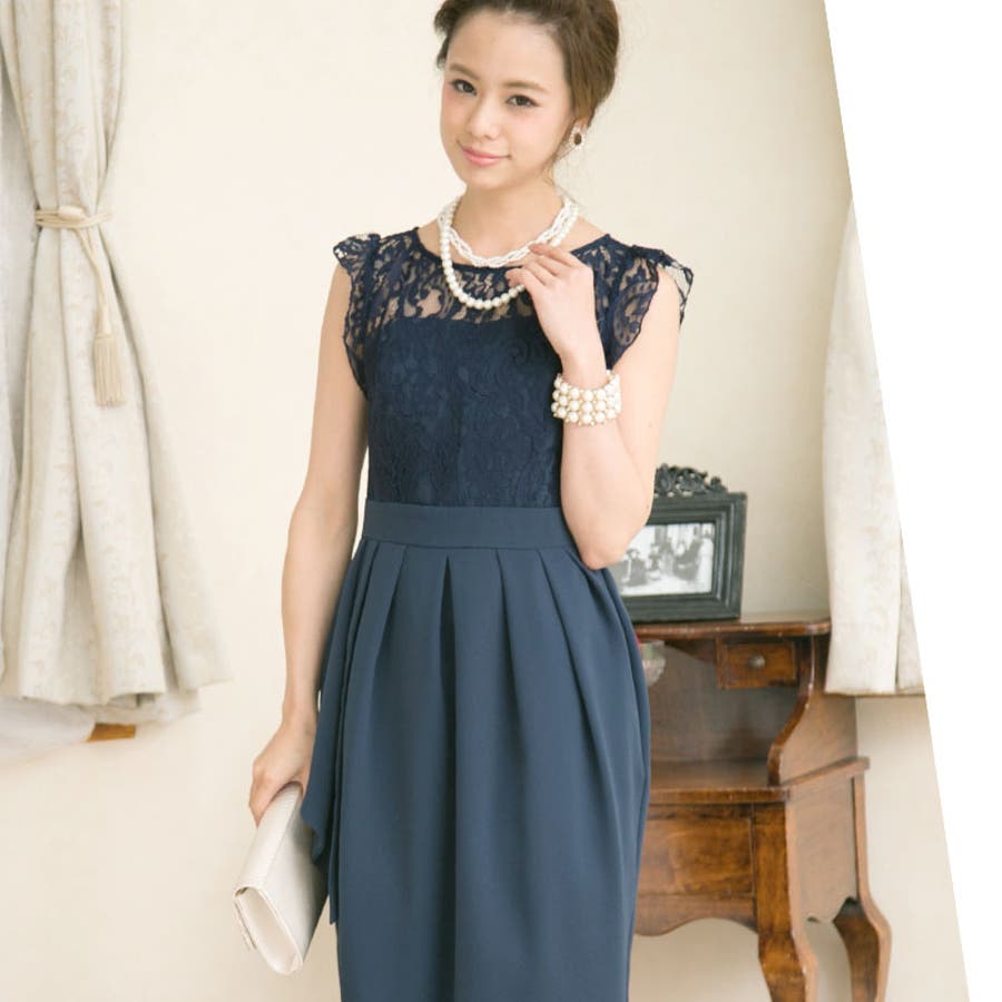 結婚式ワンピース 結婚式 ワンピース 品番 Pv Pourvous プールヴー のレディースファッション通販 Shoplist ショップリスト