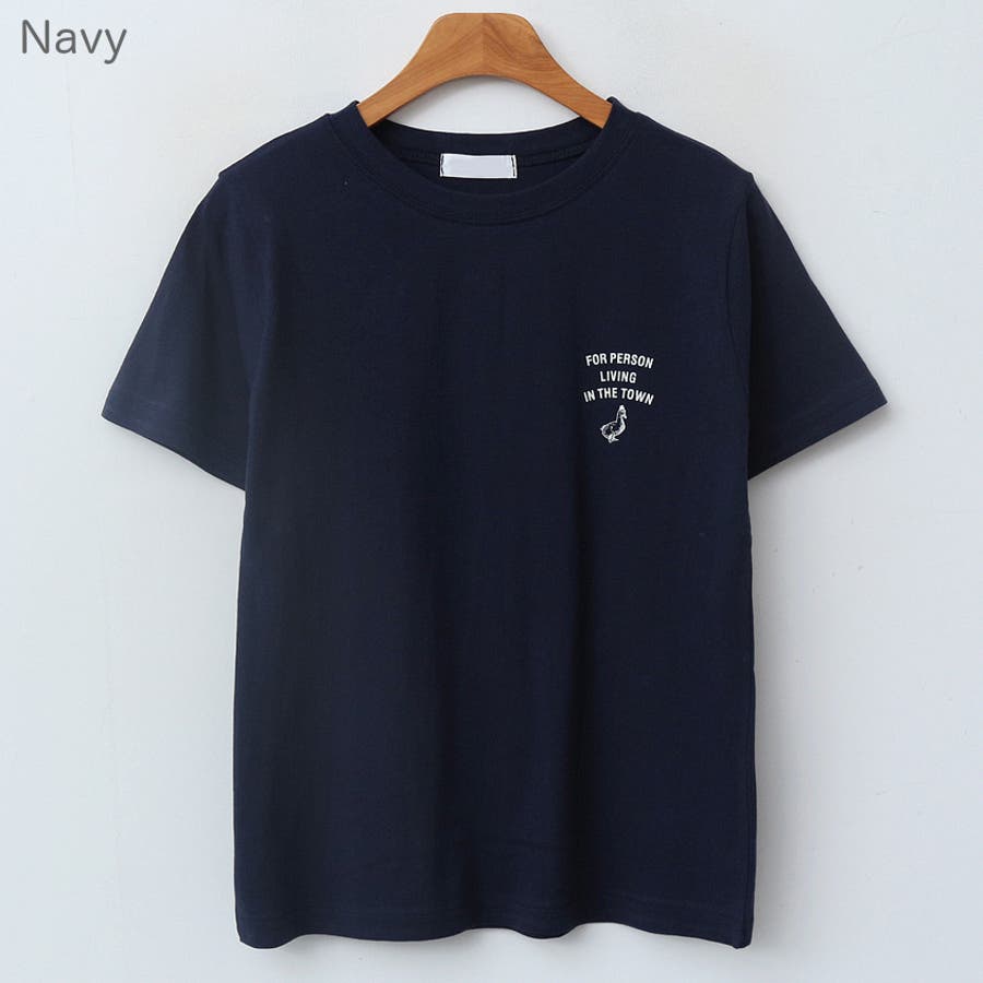 LIVINGワンポイントTシャツ ロゴT ベーシック[品番:AD000013401 LIVINGワンポイントTシャツ ロゴT ベーシック[品番:AD000013401