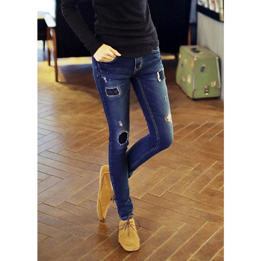 韓国fashion ファスト系 ブルーシロップスキニージーンズ 品番 Ad Premium K プレミアムケー のレディース ファッション通販 Shoplist ショップリスト