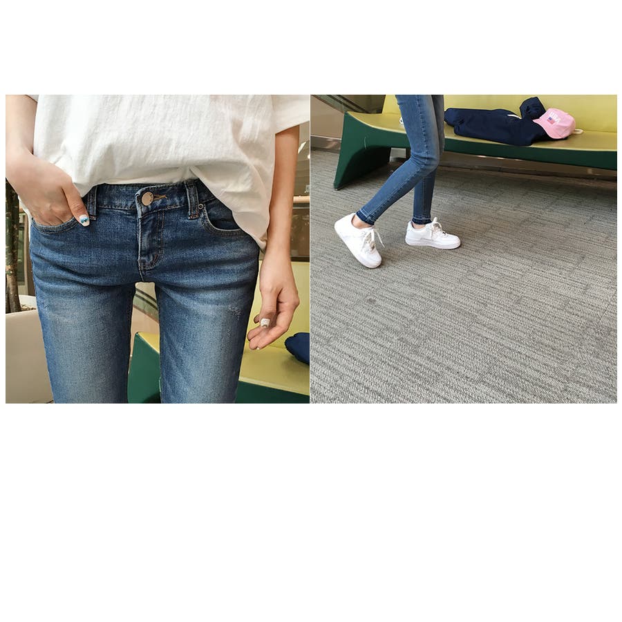 スキニージーンズ デニム パンツ[品番：AD000005627]｜PREMIUM K