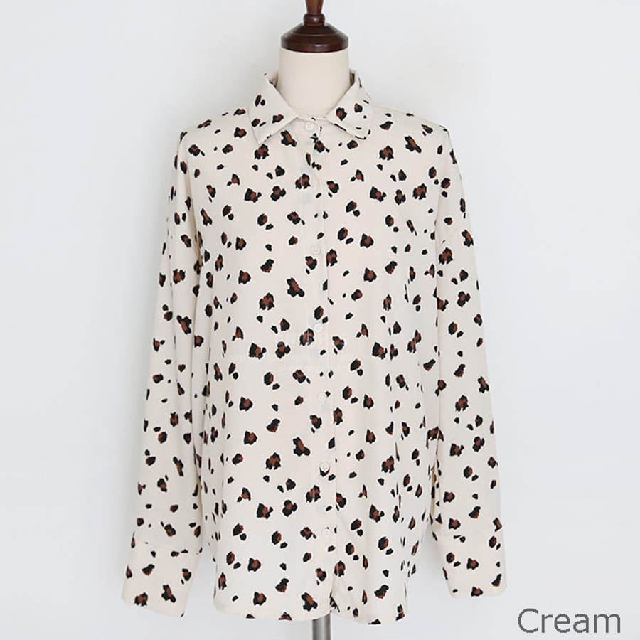 ヒョウ柄ブラウス レオパード柄シャツ カットソー[品番